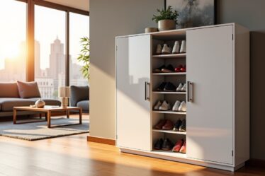 Meuble à chaussures Nano : astucieux, compact et au design moderne pour un rangement optimal