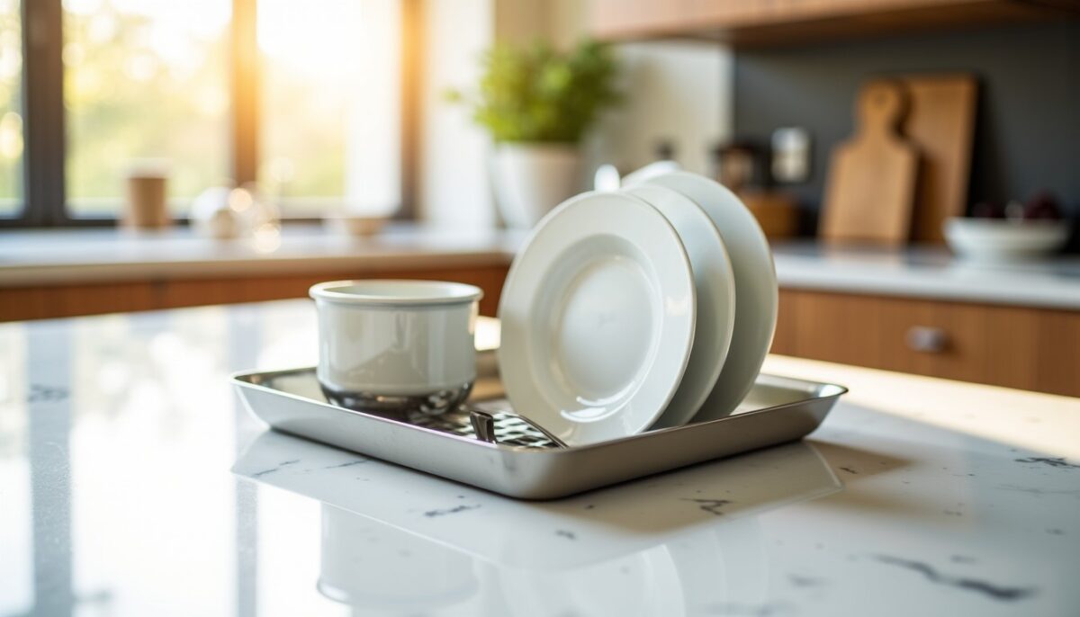 Égouttoir à tempo Alessi : design élégant en acier inoxydable alliant praticité et style