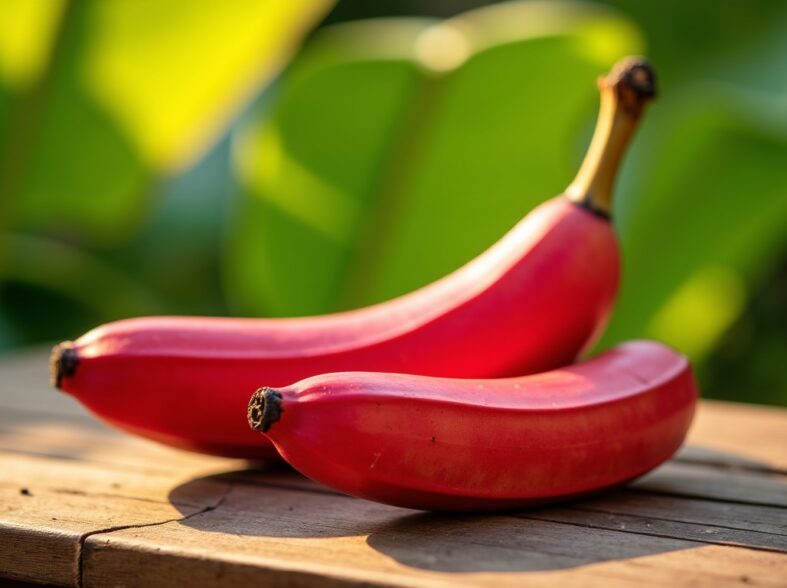Banane rouge : Découvrez ses vertus, ses particularités uniques et nos astuces pour en profiter pleinement