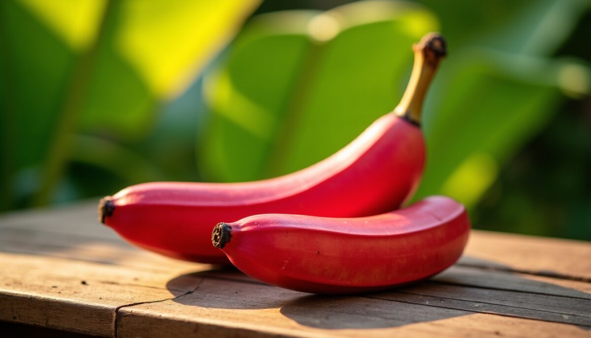 Banane rouge : Découvrez ses vertus, ses particularités uniques et nos astuces pour en profiter pleinement