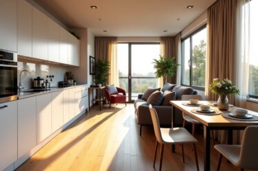Aménager une cuisine ouverte sur un salon de 25m² : astuces pratiques et inspirations déco