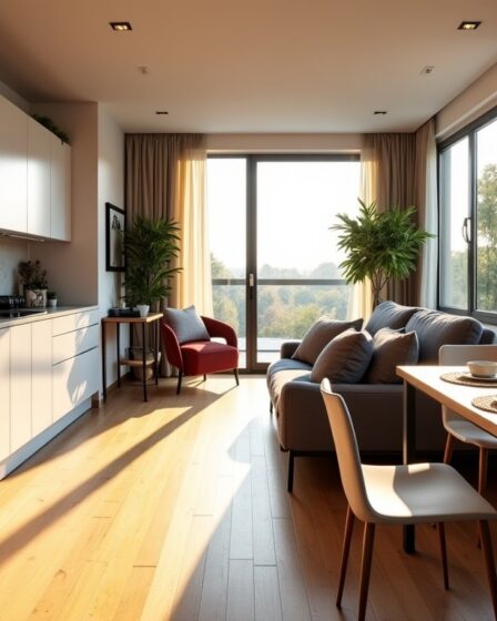 Aménager une cuisine ouverte sur un salon de 25m² : astuces pratiques et inspirations déco
