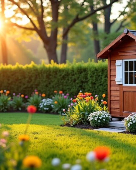 Abri de jardin de 5 m² : quelles distances respecter vis-à-vis des voisins ?