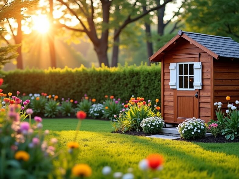 Abri de jardin de 5 m² : quelles distances respecter vis-à-vis des voisins ?