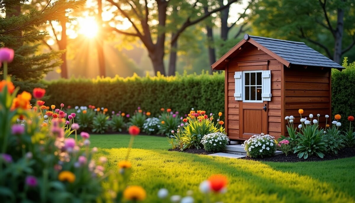 Abri de jardin de 5 m² : quelles distances respecter vis-à-vis des voisins ?