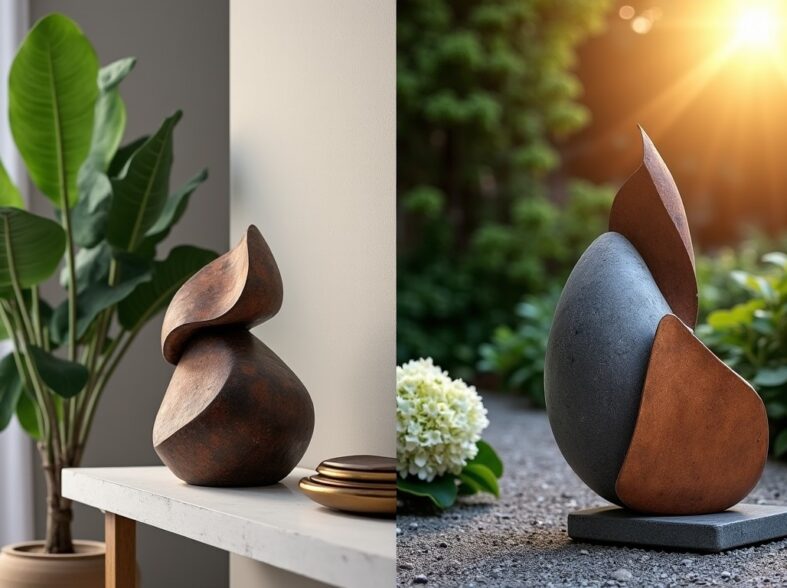 Sculptures décoratives au design unique pour sublimer vos espaces intérieurs et extérieurs