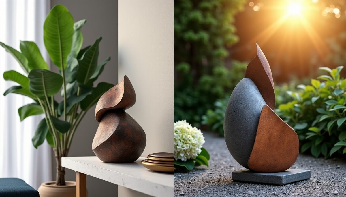 Sculptures décoratives au design unique pour sublimer vos espaces intérieurs et extérieurs