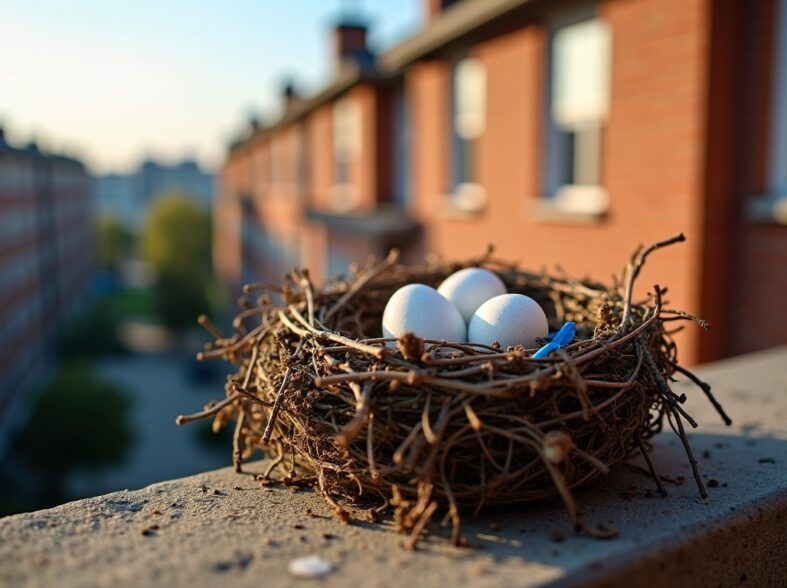 Nid de pigeon sur mon balcon : symboles et messages secrets à découvrir