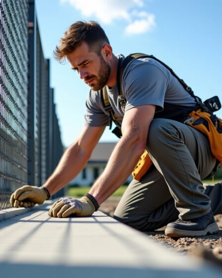 Coût au mètre pour l'installation d'une clôture rigide sur soubassement en béton : guide des tarifs
