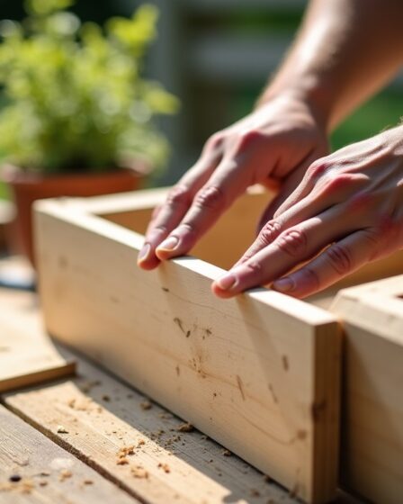 Guide pratique : créer une jardinière en bois étape par étape