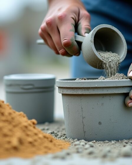 Guide précis des dosages du mortier : proportions exactes de ciment, sable et eau