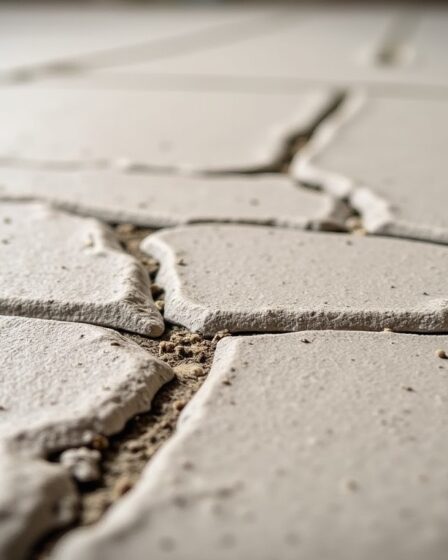 Fissures dans le carrelage : comprendre les origines et comment y remédier efficacement