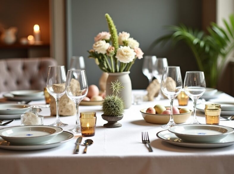 Décoration de table : les atouts d’une nappe haut de gamme pour sublimer vos repas