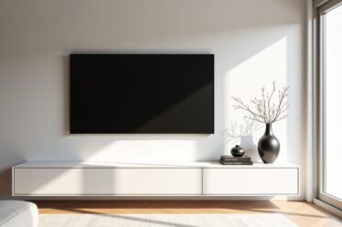 Meuble TV en plâtre : Inspirations modernes pour sublimer votre salon contemporain en 2025