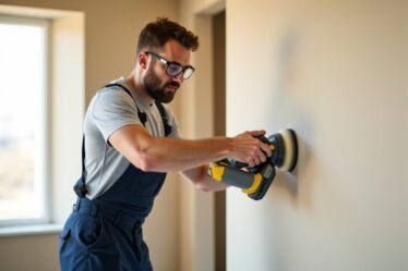 Poncer murs et plafonds : méthodes astucieuses pour un résultat parfait sans poussière