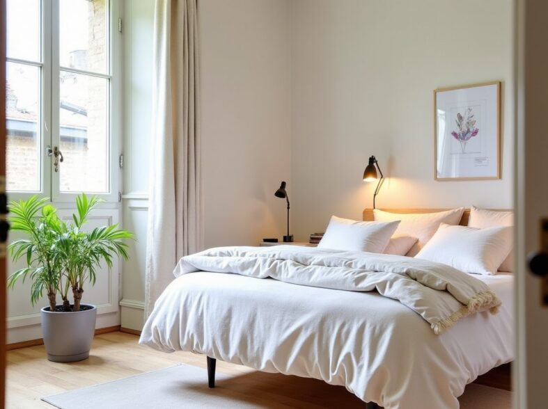 Transformez votre chambre avec l'élégance naturelle d'une parure de lit en lin