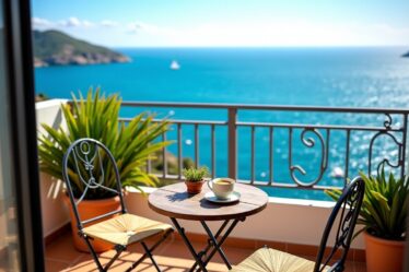 Appartement à Béjaïa : charme, vue imprenable sur la mer et balcon baigné de lumière