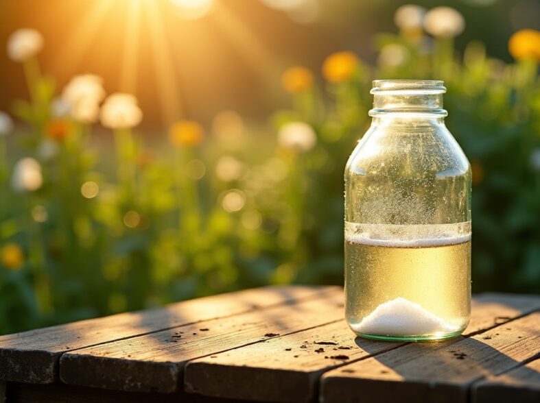 Désherbant maison : le mélange efficace de vinaigre, sel et liquide vaisselle à la bonne dose